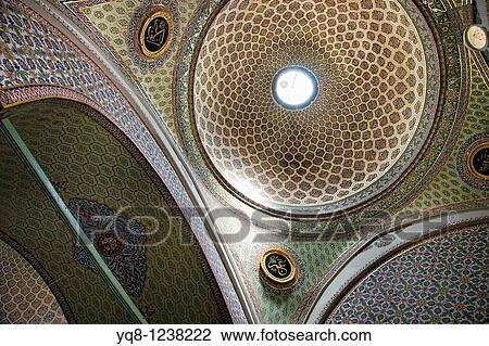 Stock Image - interior domes, topkapi palace museum, Istanbul, Turkey. Fotosearch