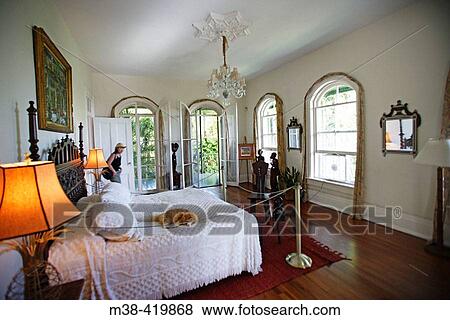 Interior of Ernest Hemingway's house in Key West, Florida. USA. December 2004. View Large Photo Image Stock Photo - Interior of Ernest Hemingway's house in Key West, Florida. USA. December 2004.. Fotosearch