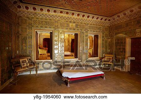 Interior of Junagarh Fort, Bikaner, Rajasthan, India. View Large Photo Image Stock Image - Interior of Junagarh Fort, Bikaner, Rajasthan, India.. Fotosearch
