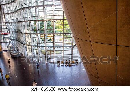 Interior of National Art Center, Tokyo, Japan View Large Photo Image Stock Photo - Interior of National Art Center, Tokyo, Japan. Fotosearch