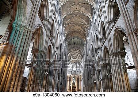 Interior of Rouen Cathedral Church, Normandy, France View Large Photo Image Stock Image - Interior of Rouen Cathedral Church, Normandy, France. Fotosearch