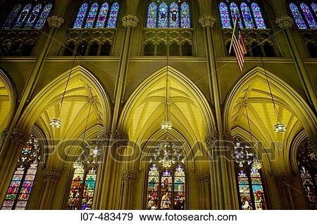 Interior of St. Patrick's Cathedral. New York City. New York. United States View Large Photo Image Stock Photo - Interior of St. Patrick's Cathedral. New York City. New York. United States. Fotosearch