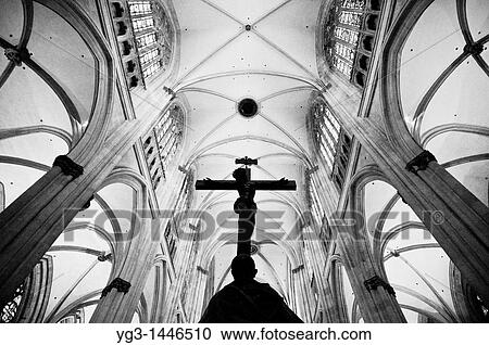 Interior of St Peters Cathedral, Regensburg, Germany View Large Photo Image Stock Image - Interior of St Peters Cathedral, Regensburg, Germany. Fotosearch