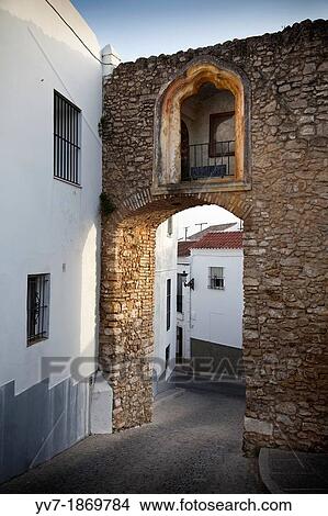 Interior of the Belen Arc or Belen Door Medina Sidonia, Cadiz, Spain, Europe View Large Photo Image Picture - Interior of the Belen Arc or Belen Door Medina Sidonia, Cadiz, Spain, Europe. Fotosearch