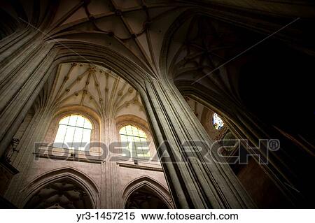 Interior of the Cathedral of Astorga, Spain. View Large Photo Image Stock Photography - Interior of the Cathedral of Astorga, Spain.. Fotosearch