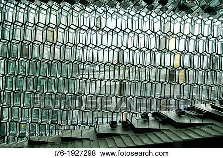 interior of the Harpa Concert Hall in Reykjavik, Iceland View Large Photo Image Stock Photo - interior of the Harpa Concert Hall in Reykjavik, Iceland. Fotosearch