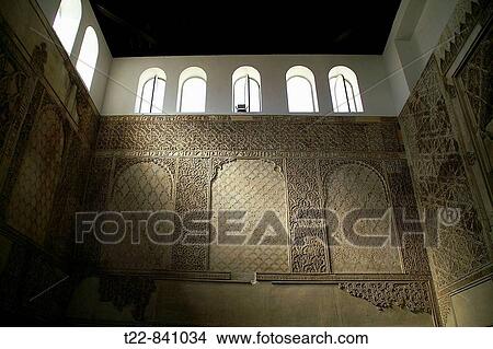 Picture - Interior of the old synagogue in the Jewish quarter, Cordoba, Andalusia, Spain. Fotosearch