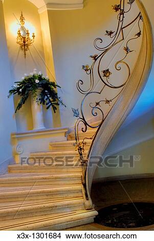 Interior staircase View Large Photo Image Picture - Interior staircase. Fotosearch