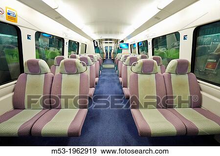 Interior view of a MTR wagon. Hong Kong. View Large Photo Image Stock Photo - Interior view of a MTR wagon. Hong Kong.. Fotosearch