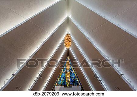 Interior view of the Arctic Cathedral in Tromso, Norway. View Large Photo Image Stock Photo - Interior view of the Arctic Cathedral in Tromso, Norway.. Fotosearch