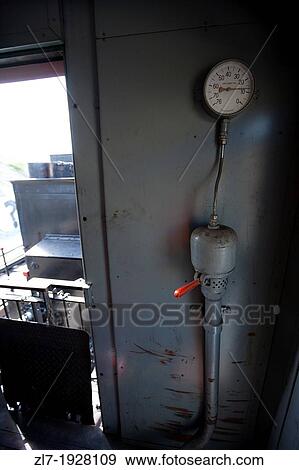 Stock Photo - Interior view of the steam train to Madrid Aranjuez. Spain. Fotosearch