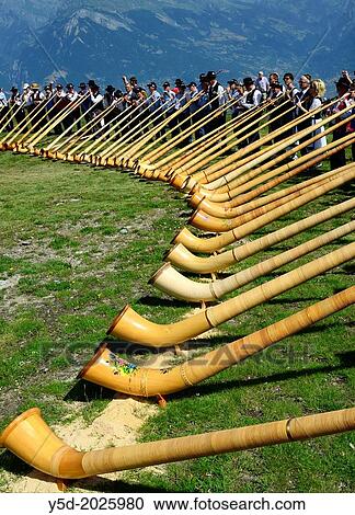 International Alphorn Festival, 27-29 July 2013, Nendaz, canton Valais, canton Wallis, Switzerland. View Large Photo Image Stock Image - International Alphorn Festival, 27-29 July 2013, Nendaz, canton Valais, canton Wallis, Switzerland.. Fotosearch