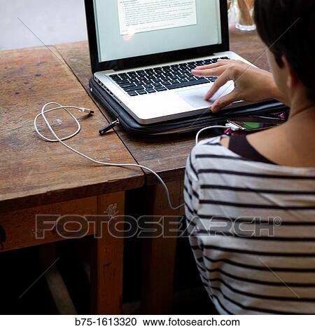 Stock Image - internet cafe. Fotosearch