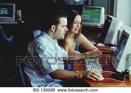 Internet cafe View Large Photo Image Stock Photo - Internet cafe. Fotosearch