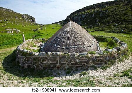Iron Age village nearby Bostadh Beach. Great Bernera. Lewis island. Outer Hebrides. Scotland, UK. View Large Photo Image Stock Image - Iron Age village nearby Bostadh Beach. Great Bernera. Lewis island. Outer Hebrides. Scotland, UK.. Fotosearch