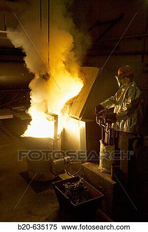 Iron foundry. Cast iron. Technology and Research Centre. Inasmet-Tecnalia Foundation, San Sebastian, Gipuzkoa, Euskadi. Spain. View Large Photo Image Stock Photography - Iron foundry. Cast iron. Technology and Research Centre. Inasmet-Tecnalia Foundation, San Sebastian, Gipuzkoa, Euskadi. Spain.. Fotosearch