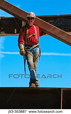 Ironworker, connector. Esquire Plaza building. Sacramento, California. USA View Large Photo Image Stock Photo - Ironworker, connector. Esquire Plaza building. Sacramento, California. USA. Fotosearch