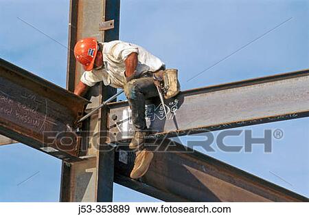 Ironworker, connector. Sacramento, California. USA View Large Photo Image Stock Photo - Ironworker, connector. Sacramento, California. USA. Fotosearch