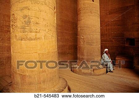 Isis Temple, Hypostyle room, Temple of Philae. Aswan. Egypt View Large Photo Image Stock Image - Isis Temple, Hypostyle room, Temple of Philae. Aswan. Egypt. Fotosearch