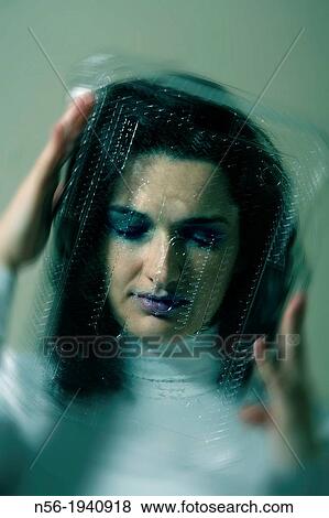 Isolated cold woman View Large Photo Image Stock Photo - Isolated cold woman. Fotosearch