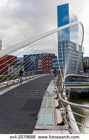 Isozaki towers at Bilbao Riverside, Biscay, Basque Country, Spain. View Large Photo Image Stock Photo - Isozaki towers at Bilbao Riverside, Biscay, Basque Country, Spain.. Fotosearch