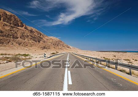 Israel, Dead Sea, Metzoke Dragot, Dead Sea Highway Rt 90 View Large Photo Image Stock Photography - Israel, Dead Sea, Metzoke Dragot, Dead Sea Highway Rt 90. Fotosearch