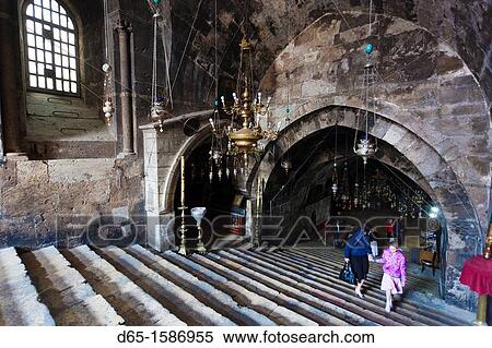 Israel, Jerusalem, Mount of Olives, Tomb of the Virgin Mary, passageway View Large Photo Image Stock Photography - Israel, Jerusalem, Mount of Olives, Tomb of the Virgin Mary, passageway. Fotosearch