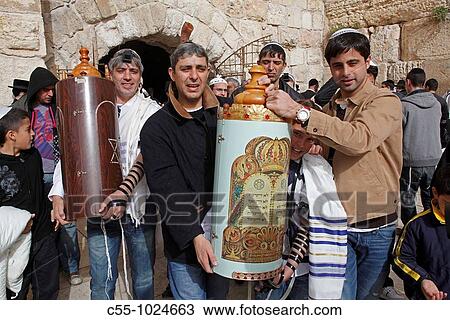 Israel, Jerusalem, Western wall of the Temple Mt, Bar Mitzvah celebration, Torah View Large Photo Image Stock Image - Israel, Jerusalem, Western wall of the Temple Mt, Bar Mitzvah celebration, Torah. Fotosearch
