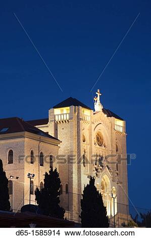 Israel, The Galilee, Nazareth, Silesian Church of Jesus the Adolescent View Large Photo Image Picture - Israel, The Galilee, Nazareth, Silesian Church of Jesus the Adolescent. Fotosearch