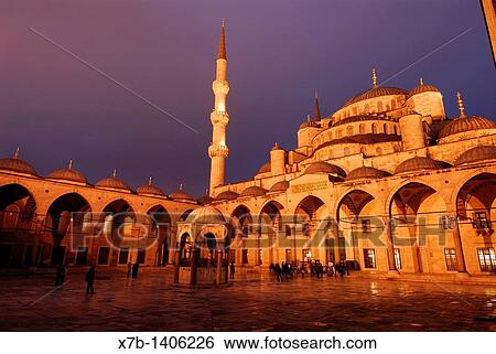 Istanbul Turkey Blue Mosque, Sultanahmet View Large Photo Image Stock Photograph - Istanbul Turkey Blue Mosque, Sultanahmet. Fotosearch