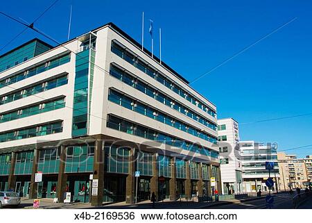 Stock Photograph - It? merenkatu street, Ruoholahti district, Helsinki, Finland, Europe.. Fotosearch