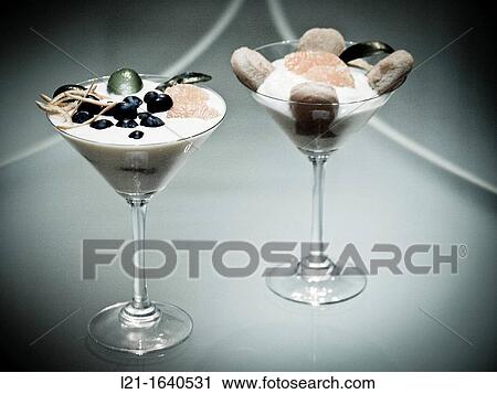 Stock Image - Italian desserts. Fotosearch