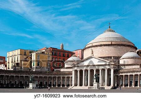 Italy, Campania, Naples, church of San Francesco di Paola on the Plebiscite square View Large Photo Image Stock Image - Italy, Campania, Naples, church of San Francesco di Paola on the Plebiscite square. Fotosearch