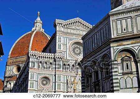 Italy, Florence, cathedral View Large Photo Image Stock Photo - Italy, Florence, cathedral. Fotosearch