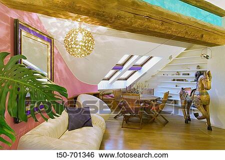 Italy, home interior, modern living room View Large Photo Image Stock Photograph - Italy, home interior, modern living room. Fotosearch