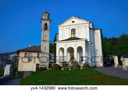 Italy, Lake Orta, Madonna del Sasso View Large Photo Image Stock Image - Italy, Lake Orta, Madonna del Sasso. Fotosearch
