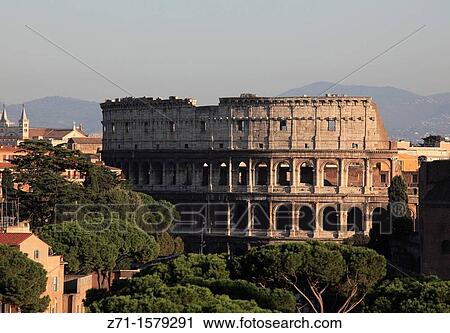Italy, Lazio, Rome, aerial view, Colosseum, View Large Photo Image Stock Image - Italy, Lazio, Rome, aerial view, Colosseum,. Fotosearch