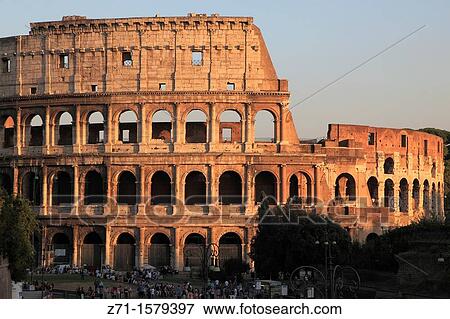 Stock Photo - Italy, Lazio, Rome, Colosseum,. Fotosearch