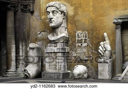 Italy, Lazio, Rome, Palazzo dei Conservatori, Costantine II statue View Large Photo Image Stock Image - Italy, Lazio, Rome, Palazzo dei Conservatori, Costantine II statue. Fotosearch