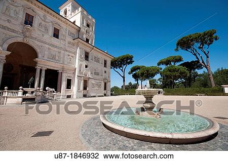Italy, Lazio, Rome, Villa Medici now houses the French Academy Accademia di Francia, Fountain View Large Photo Image Stock Image - Italy, Lazio, Rome, Villa Medici now houses the French Academy Accademia di Francia, Fountain. Fotosearch
