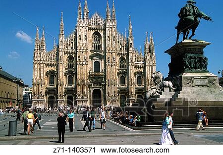 Italy, Lombardia, Milan, Duomo, cathedral, View Large Photo Image Stock Image - Italy, Lombardia, Milan, Duomo, cathedral,. Fotosearch