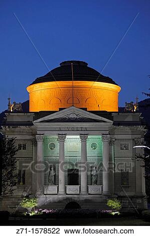 Italy, Lombardy, Como, Tempio Voltiano, Alessandro Volta Museum, View Large Photo Image Stock Image - Italy, Lombardy, Como, Tempio Voltiano, Alessandro Volta Museum,. Fotosearch