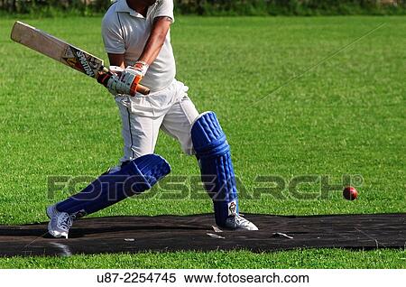 Italy, Lombardy, Cricket Sports Batsman Batting. View Large Photo Image Stock Photography - Italy, Lombardy, Cricket Sports Batsman Batting.. Fotosearch