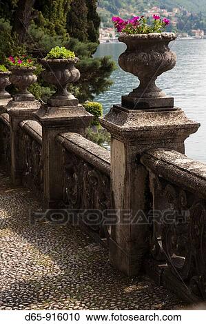 Italy, Lombardy, Lakes Region, Lake Como, Varenna, Villa Monastero, gardens and lakefront View Large Photo Image Stock Image - Italy, Lombardy, Lakes Region, Lake Como, Varenna, Villa Monastero, gardens and lakefront. Fotosearch