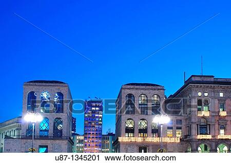 Italy, Lombardy, Milan, Piazza Duomo, Duomo Square, Decorated with Christmas lights View Large Photo Image Stock Image - Italy, Lombardy, Milan, Piazza Duomo, Duomo Square, Decorated with Christmas lights. Fotosearch