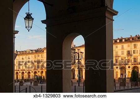 Italy, Piedmont, Turin, Vittorio Veneto square. View Large Photo Image Stock Image - Italy, Piedmont, Turin, Vittorio Veneto square.. Fotosearch