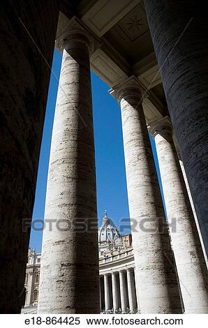 Italy, Rome, Vatican City Saint Peter's Square View Large Photo Image Stock Photography - Italy, Rome, Vatican City Saint Peter's Square. Fotosearch