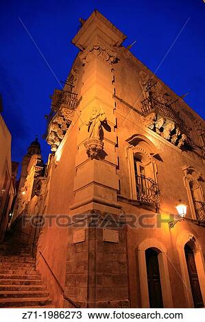 Italy, Sicily, Ragusa Ibla, Cosentini Palace,. View Large Photo Image Stock Image - Italy, Sicily, Ragusa Ibla, Cosentini Palace,.. Fotosearch