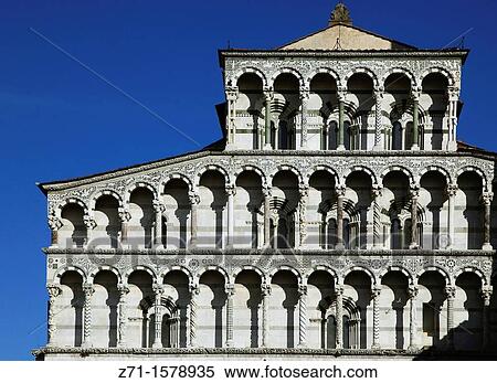 Stock Photography - Italy, Tuscany, Lucca, Duomo San Martino, cathedral,. Fotosearch