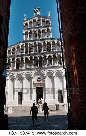 Italy, Tuscany, Lucca, San Michele in Foro Church View Large Photo Image Stock Photography - Italy, Tuscany, Lucca, San Michele in Foro Church. Fotosearch
